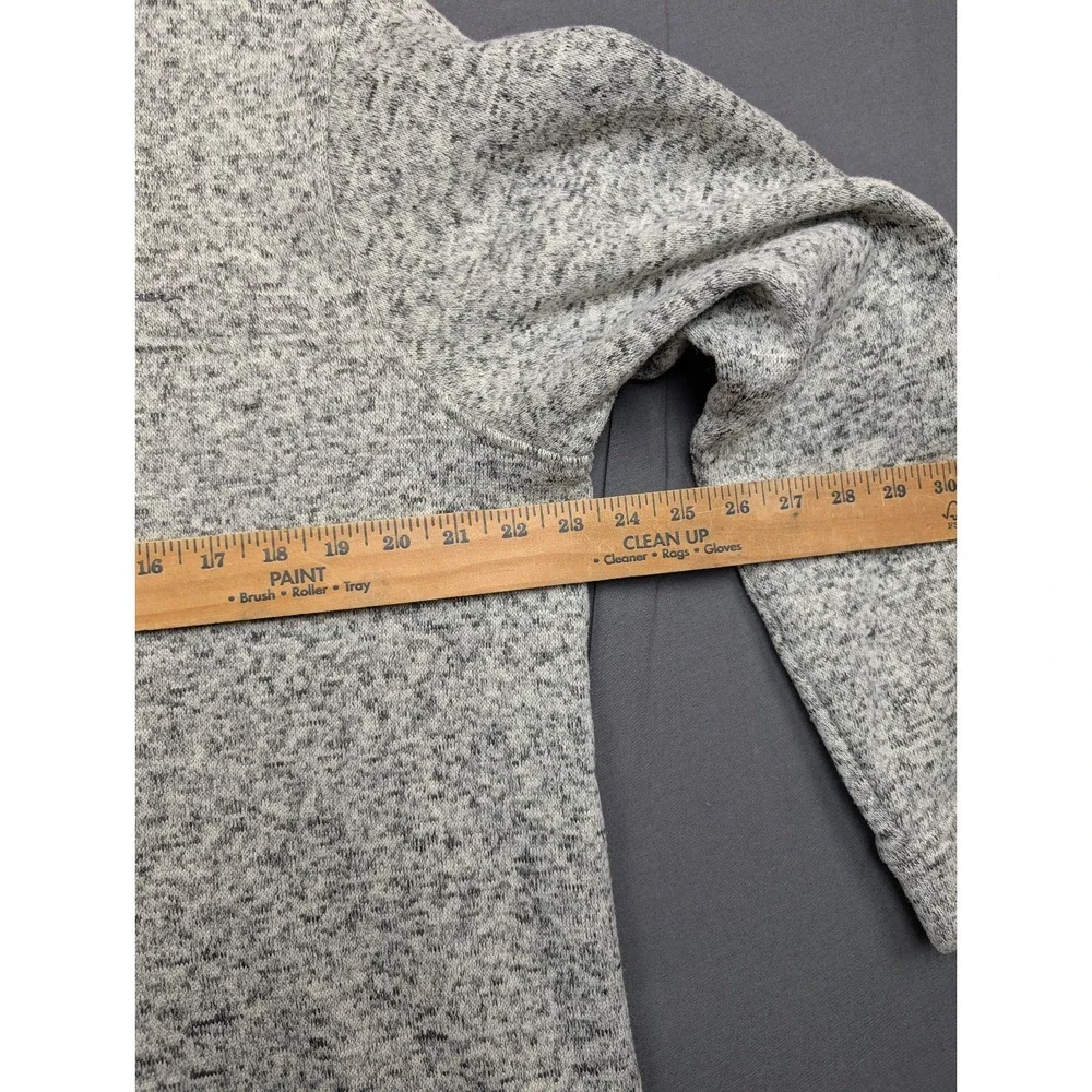 Eddie Bauer Men's Radiator Fleece Quarter‎ Snap Pullover Sweater Grey XL